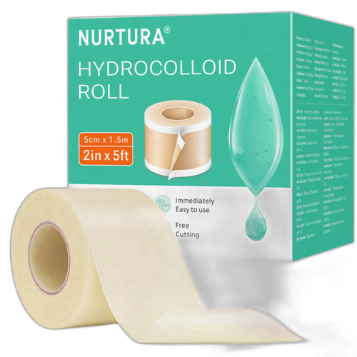 Nurtura Hydrocolloid Roll — box and roll