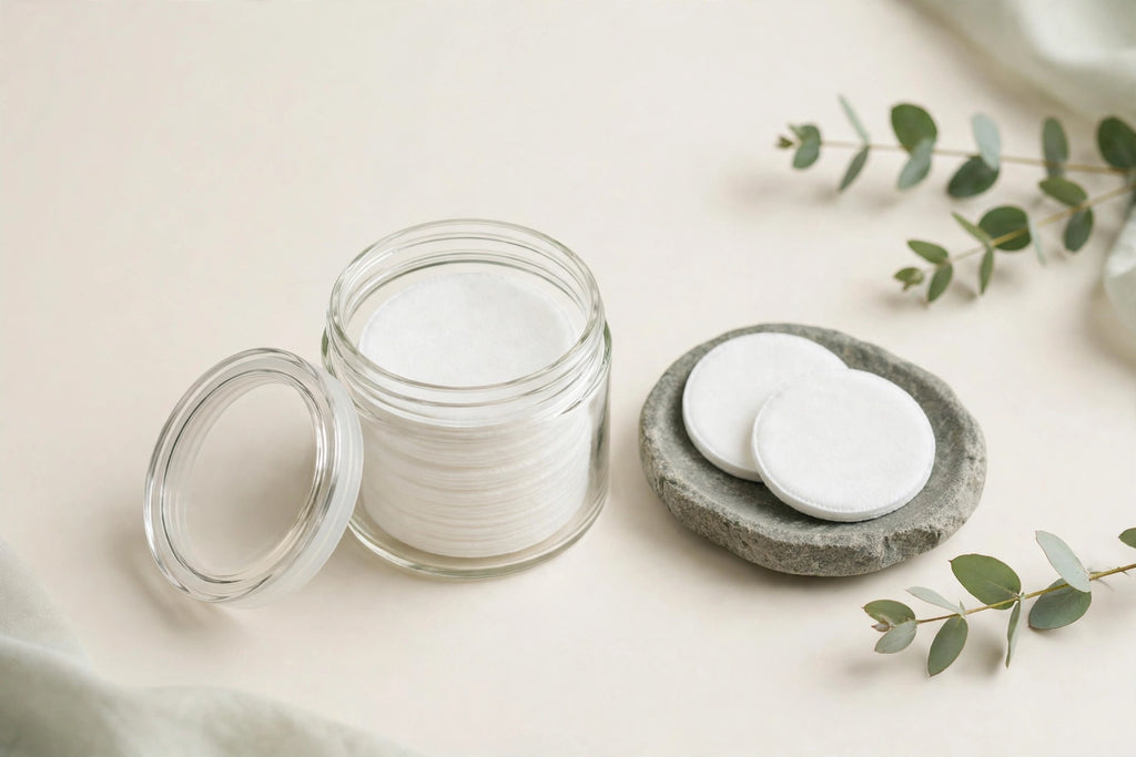 Jar of gentle hydrating toner pads