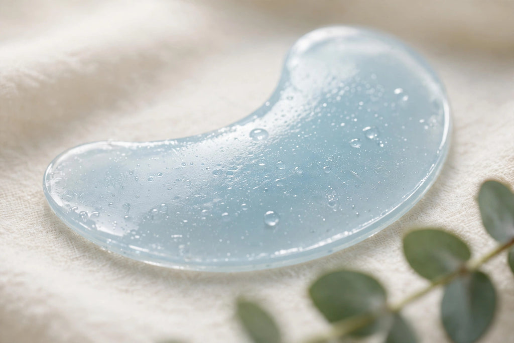 Nurtura Hydrogel Under-Eye Patches — gel texture close-up