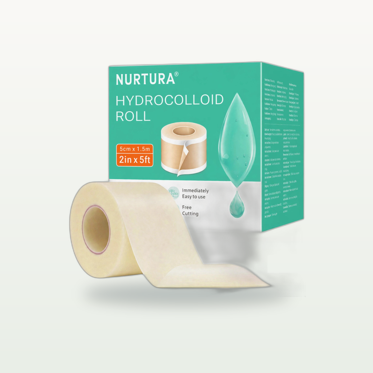 Nurtura Hydrocolloid Roll — studio product image