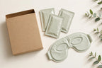 Nurtura Self-Heating Steam Eye Masks — plain box with sachets and an unfolded mask